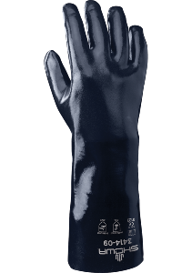 excia product chemical protection gloves 3414 test