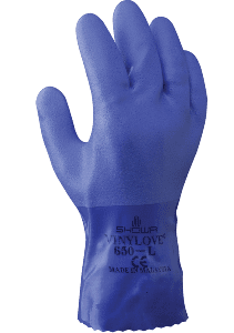 Chemical Protection Gloves 650-1 test