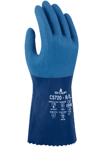 excia product chemical protection glove cs720 test